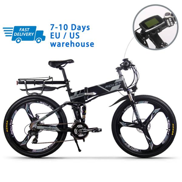 Buy EU STOCK Folding Full Suspension Electric Bike For All Terrain 26 Inch 36v 250w Top-860 at wholesale prices