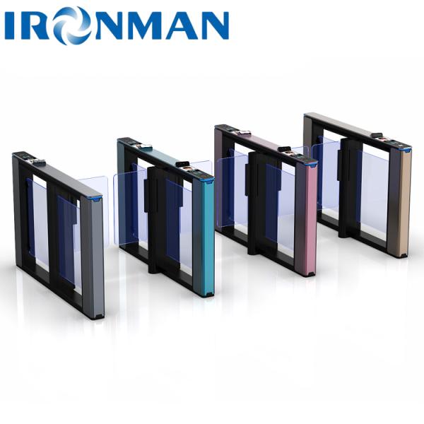 Buy IRONMAN IM.LB.01 Multicolor Optical Speed Gate Turnstile for Building Access Control at wholesale prices