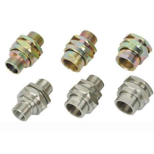 Buy 6-12mm Clamping Range Brass Ex Proof Cable Gland with Single Wire Armor at wholesale prices