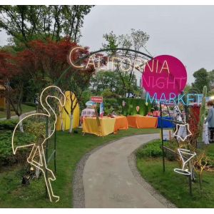 Customized Hot Sellingised Happy Birthday Atmosphere Light Led Bedroom Letter