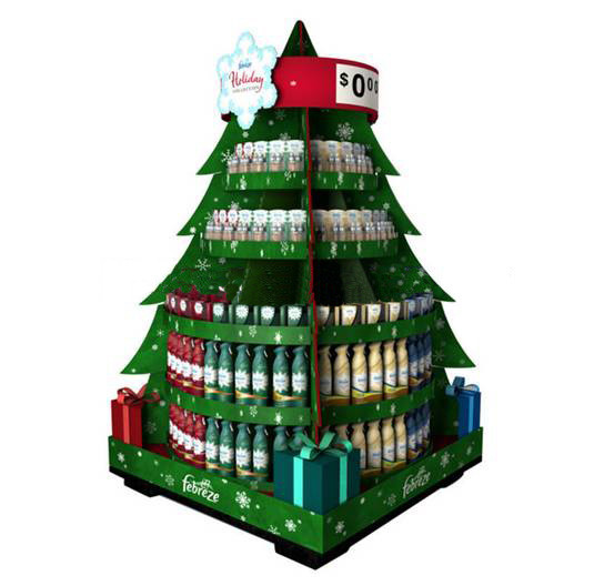 Buy Slatwall Customize Wood Display Stands MDF For Drinking / Iceream at wholesale prices