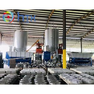 Wet Cast Concrete Dosing System For Precise Measurements Road Edge Stone Making