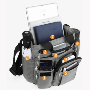 Polyester Business Travel Duffel Bag With Earphone Hole