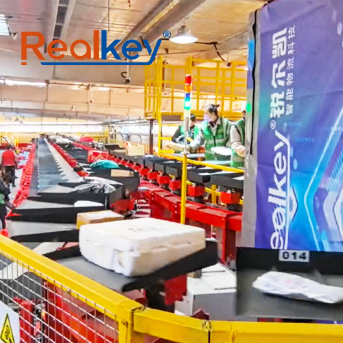 Buy Fast Speed Tilt Tray Parcel Sorting Equipment Long Lifespan Design Easy To Upgrade at wholesale prices