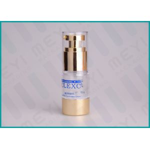 Plastic Airless Pump Cosmetic Packaging , Various Volumes Foundation Pump Bottle