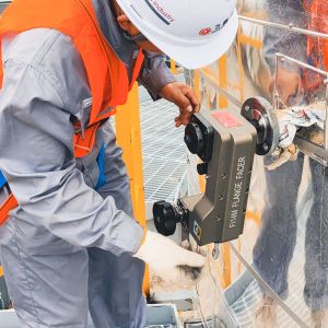 14 Inch Manual Flange Facing Machine Powerful High Precision