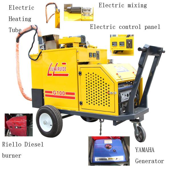 Buy LLRD-G100 Asphalt Crack Sealing Machines Road Crack Sealing Machine at wholesale prices