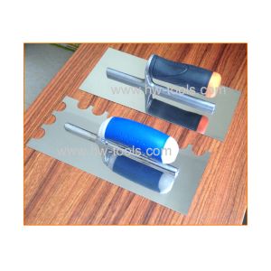 Quality plastering trowel with stainless steel teech HW02238 for sale
