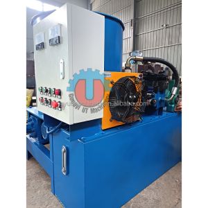Biomass Wood Piston Press Briquetting Machine for Fuel Bar Rods Round Shape