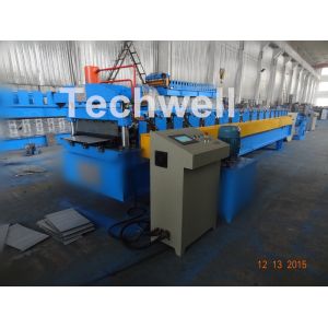 PU Cold Roll Forming Equipment , Roof Panel Roll Forming Machine PLC Electrical