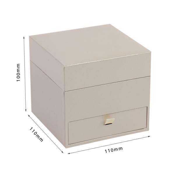 Stylish Square Paper Cardboard Watch Packaging Box for Couples Customized Design