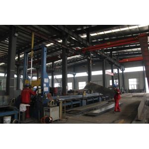 Glass Wool Panels Steel Frame Structure , High Strength Prefabricated Steel