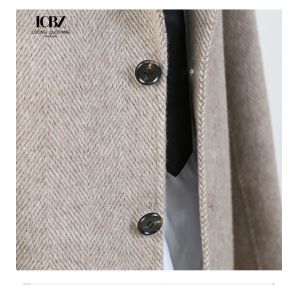 Jackets Custom Luxury Trench Coats Worsted Wool Overcoat Men Warm Winter Long