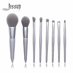 China Jessup 8pcs Basic Makeup Brushes Set Faux Squirrel Hair on sale