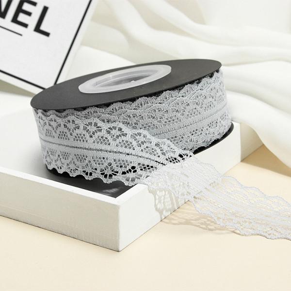 French Appliques Guipure Fabrics Bridal Cotton Embroidery Macaron blue color Lace Trimmings