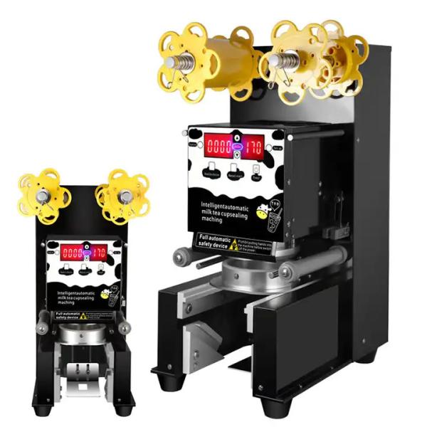 450w Industrial Packing Machines 110v Automatic Cup Sealing Machine