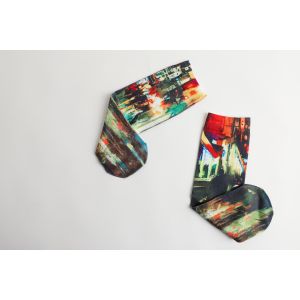 61% Polyester Unisex 3D Printed Socks With Sweat Absorbent
