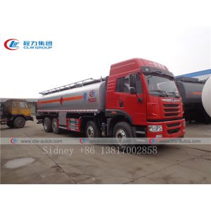 FAW 8X4 30000L Fuel Delivery Tank Truck With Flow Meter