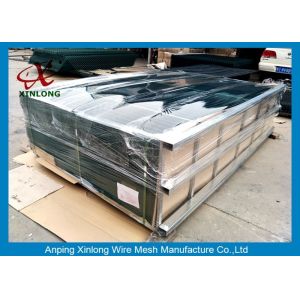 Hot Dipped Galvanized Welded Wire Mesh Fence For Villadom , Curvy Welded Mesh