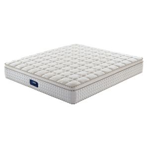 Double Spring Mattress Knitted Fabric High Density Foam Modern Design