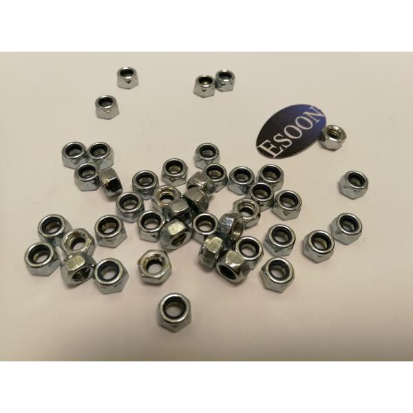 Buy M8-1.25 DIN 985 Grade 10,Zinc plated Finish surface Nylon Insert Lock Nut,Carbon Steel,M3~M56 Size at wholesale prices