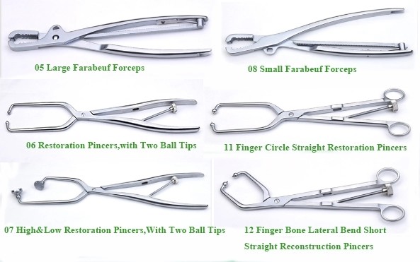 Reconstruction Plate Kit Orthopedic Surgical Instrument Box