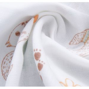 Two Layers 40S 125GSM Double Gauze Material Bamboo Swaddle Blanket