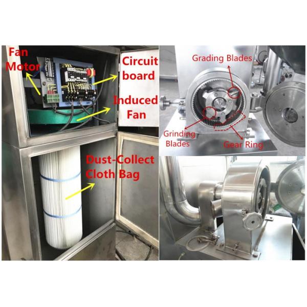WF-30B 5300rpm 7.5kw Industrial Grinding Machine Herb Pulverizer