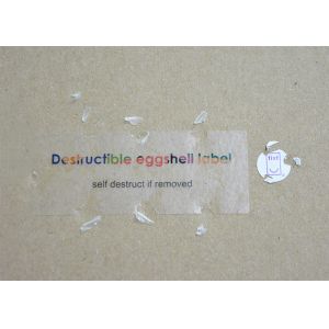 Acrylic Pressure Adhesive Blank Graffiti Stickers , CMKY Custom Security