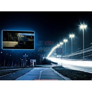P6.4mm Waterproof LED Digital Billboard Outdoor Front Access Commercial LED