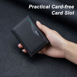 Compact Magnetic Closure Wallet With Slim Design RFID Blocking