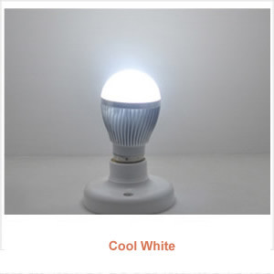 5w Sliver led bulb light with E27 E14 B22