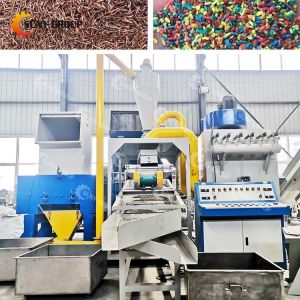 High Copper Purity Recycling Machine for Waste Computer Phone Wire Copper Cable
