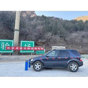 Fixed Bollard 800mm Intercept Height 3mm-5mm Thickness Yellow