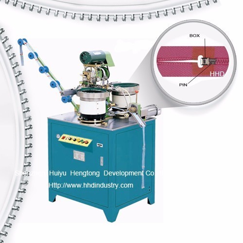 Auto Nylon Zipper Pin and Box Fixing Machine with 1.5–3.0 kW Motor Power 500