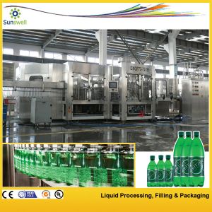 Gas Beverage Automatic Carbonated Filling Machine For PET Bottles