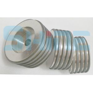 Thread Rolling CBN Sharpening Wheel Trapezoidal Reticulation Straight Tooth 320#