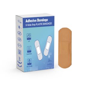 Adhesive Bandage Sterile Flexible Fabric Adhesive Bandages, Comfortable Flexible