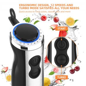 Variable Speed Handheld Mixer Blender , Professional Hand Blender Stick