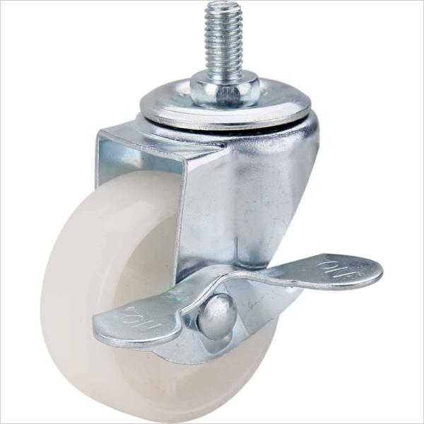 Buy white PP furniture casters at wholesale prices
