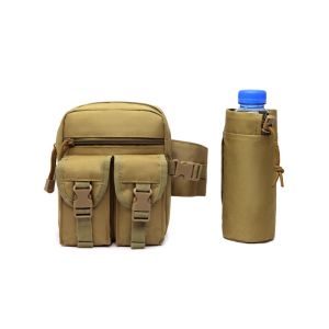 Adjustable Waist Bag With Cup Sleeve Practical and Waterproof for Men's Outdoor