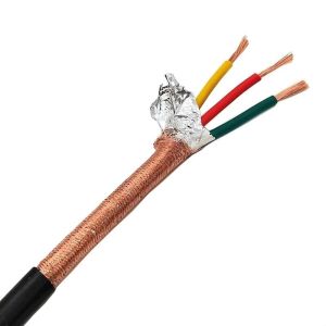 GB/T9330-2008 Standard 0.5-2.5mm2 Copper Braided Shielded Control Cable for