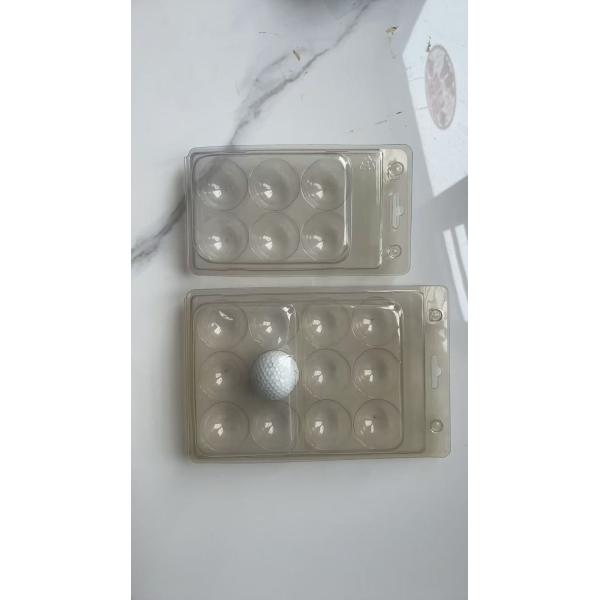 6 Golf Balls Transparent Packaging Plastic Box Paper Gift Box Packaging