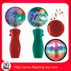 Customized color LED Cool Halloween Decorations blinking Logo spinning ball HL