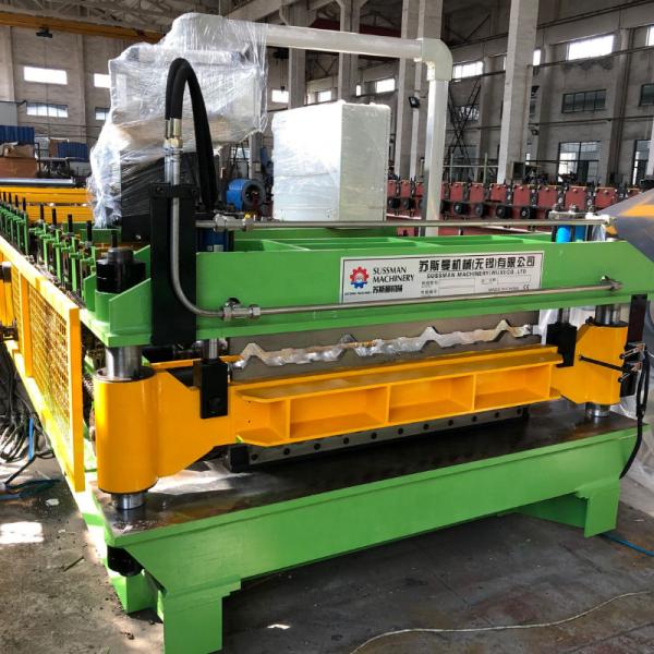 Buy 36 Inches 0.3-0.8mm Thickness PPGL R/PBR Panel Metal Roof Sheet Roll Forming Machine at wholesale prices