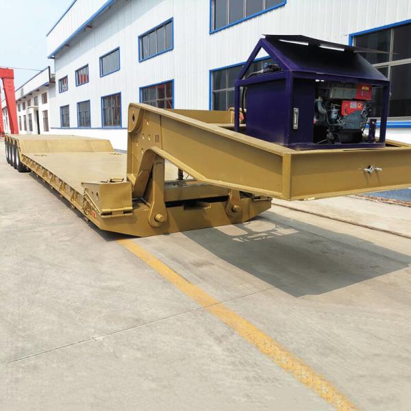 Buy Lowboy Gooseneck Flatbed Trailer at wholesale prices