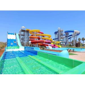 ODM Swimming Pool Playground Amusement Games China Rainbow High Speed Water