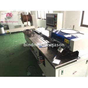 Duo wire closing machine inline hole punching function PBW580 for notebook