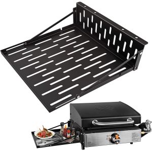Quality Griddle Side Shelf Tray for Blackstone 17&quot;/ 22&quot;/ 28&quot; Side Grill Caddy Rack Storage Tray with Paper Towel Holder for sale
