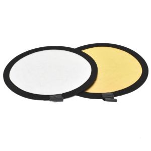 Reflective Pait Nylon Cloth Photography Reflector 30cm Dia